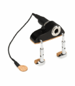 KNA VV-3V Portable Piezo Violin/Viola Pickup With Volume Control - Ebony