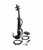 Yamaha Silent Series YSV104 Electric Violin - Brown - Image 2