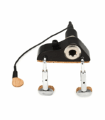 KNA VV-3V Portable Piezo Violin/Viola Pickup With Volume Control - Ebony - Image 3