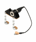 KNA VV-3V Portable Piezo Violin/Viola Pickup With Volume Control - Ebony - Image 4